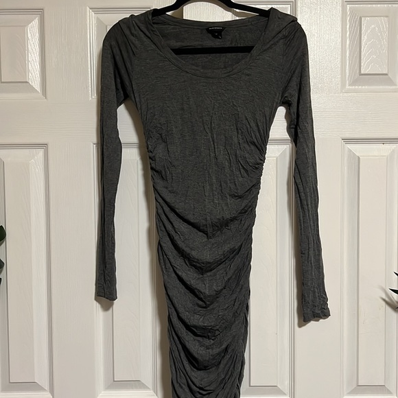 Club Monaco Knit Ruched Mini Dress - Picture 2 of 6